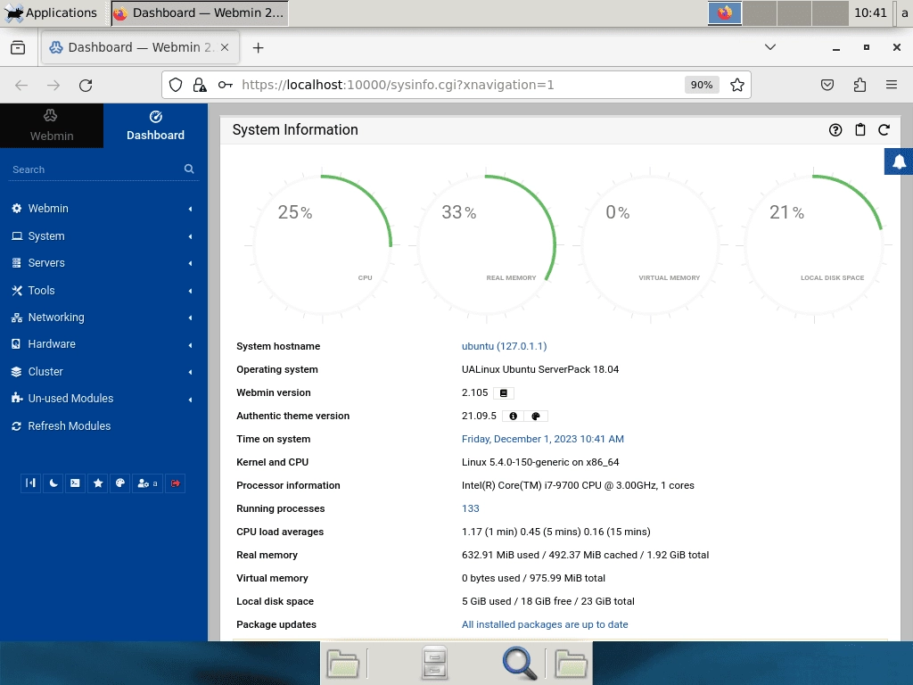 Как пользоваться Ubuntu ServerPack 18.04