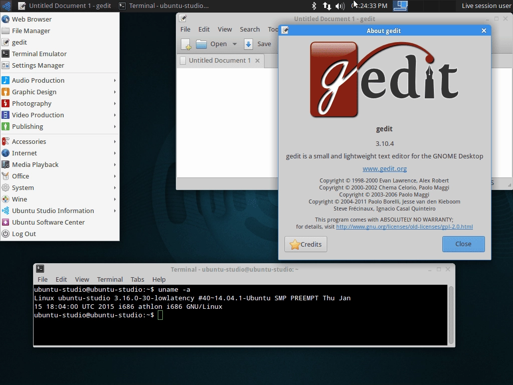 Как пользоваться Ubuntu Studio 14.04.3 LTS 2xDVD
