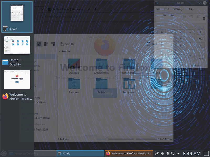 Как пользоваться Ubuntu*Pack 20.04 KDE / Kubuntu