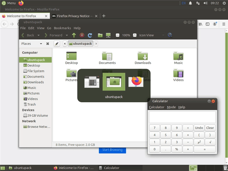 Как пользоваться Ubuntu*Pack 20.04 MATE DVD