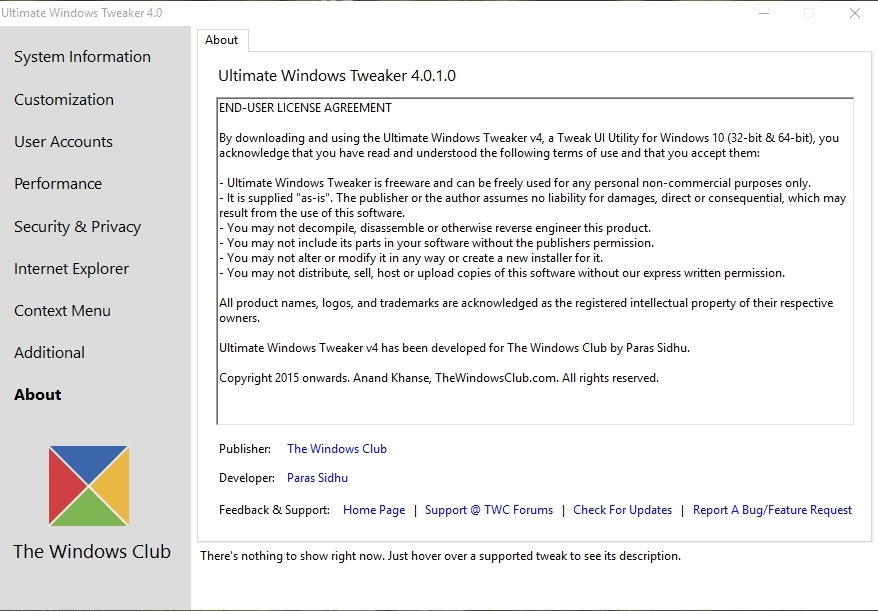Как пользоваться Ultimate Windows Tweaker 4.0.1.0 Portable