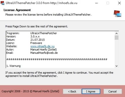 Как пользоваться UltraUXThemePatcher 3.0