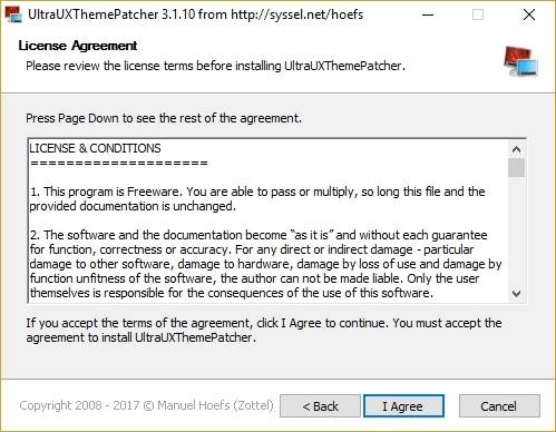 Как пользоваться UltraUXThemePatcher 3.1.10