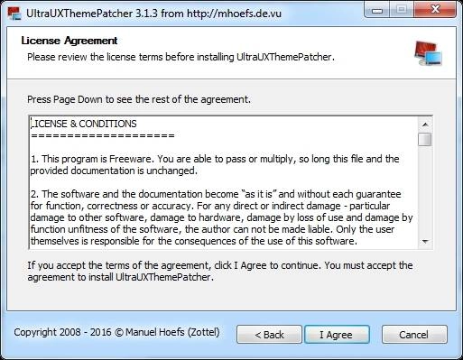 Как пользоваться UltraUXThemePatcher 3.1.3
