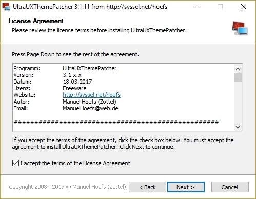 Как пользоваться UltraUXThemePatcher 3.6.3