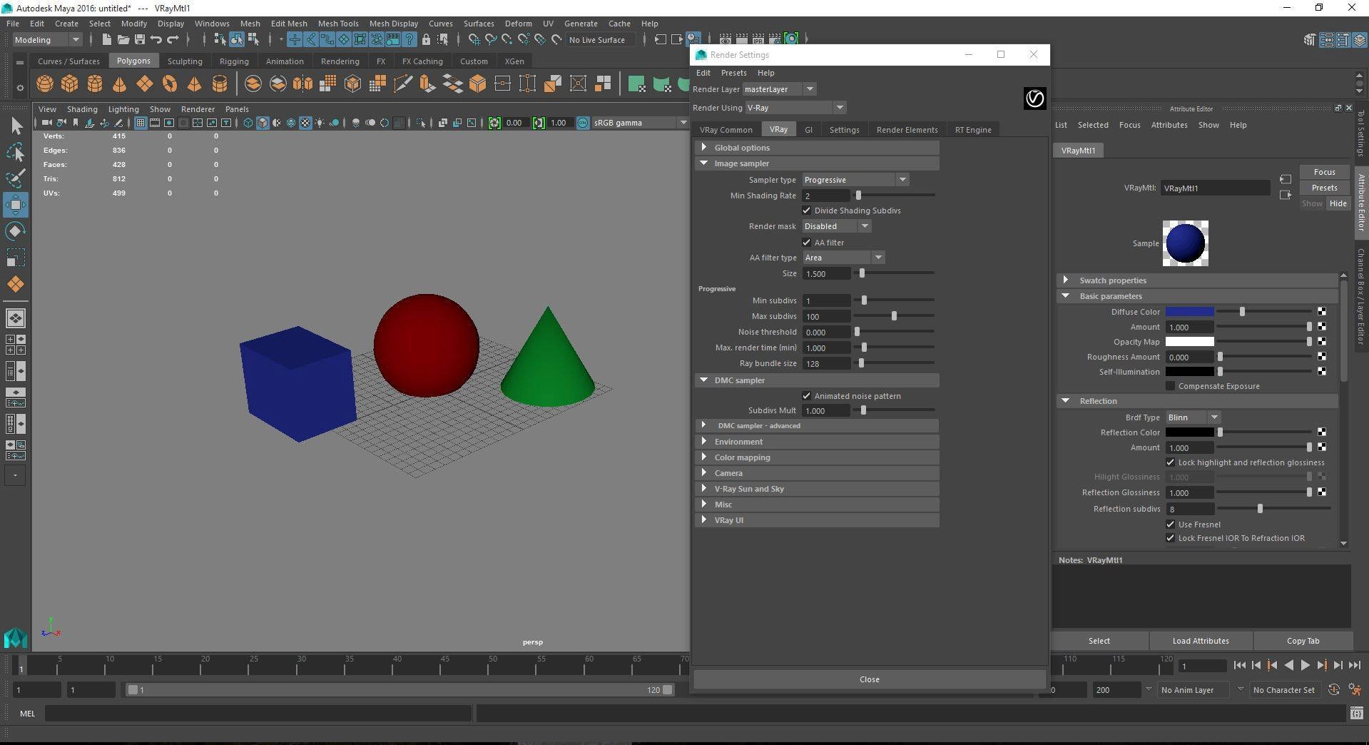 Как пользоваться V-ray 3.10.01 for Maya 2015-2016
