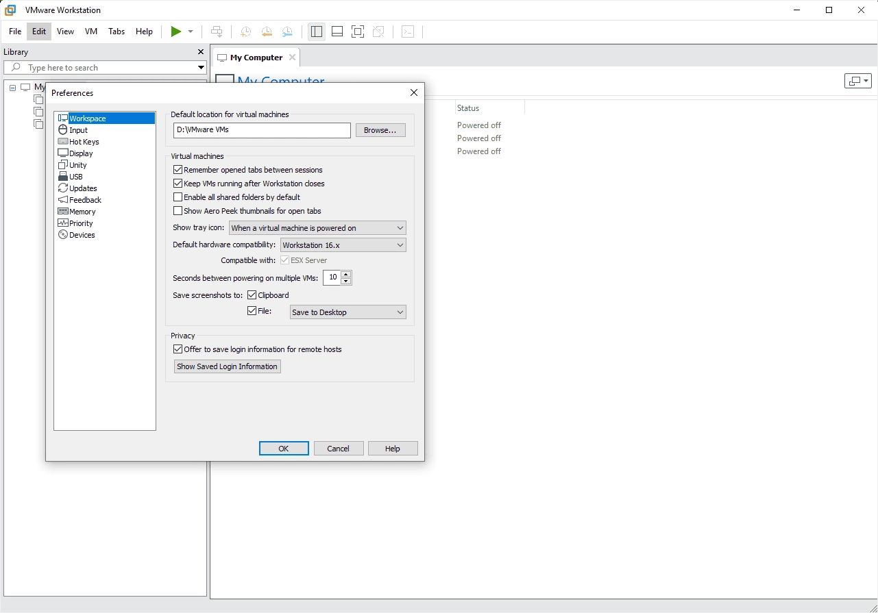 Как пользоваться VMware Workstation Pro 16.0.0 Build 16894299