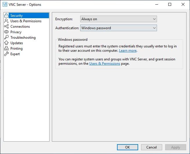 Как пользоваться VNC Connect Enterprise 6.4.0