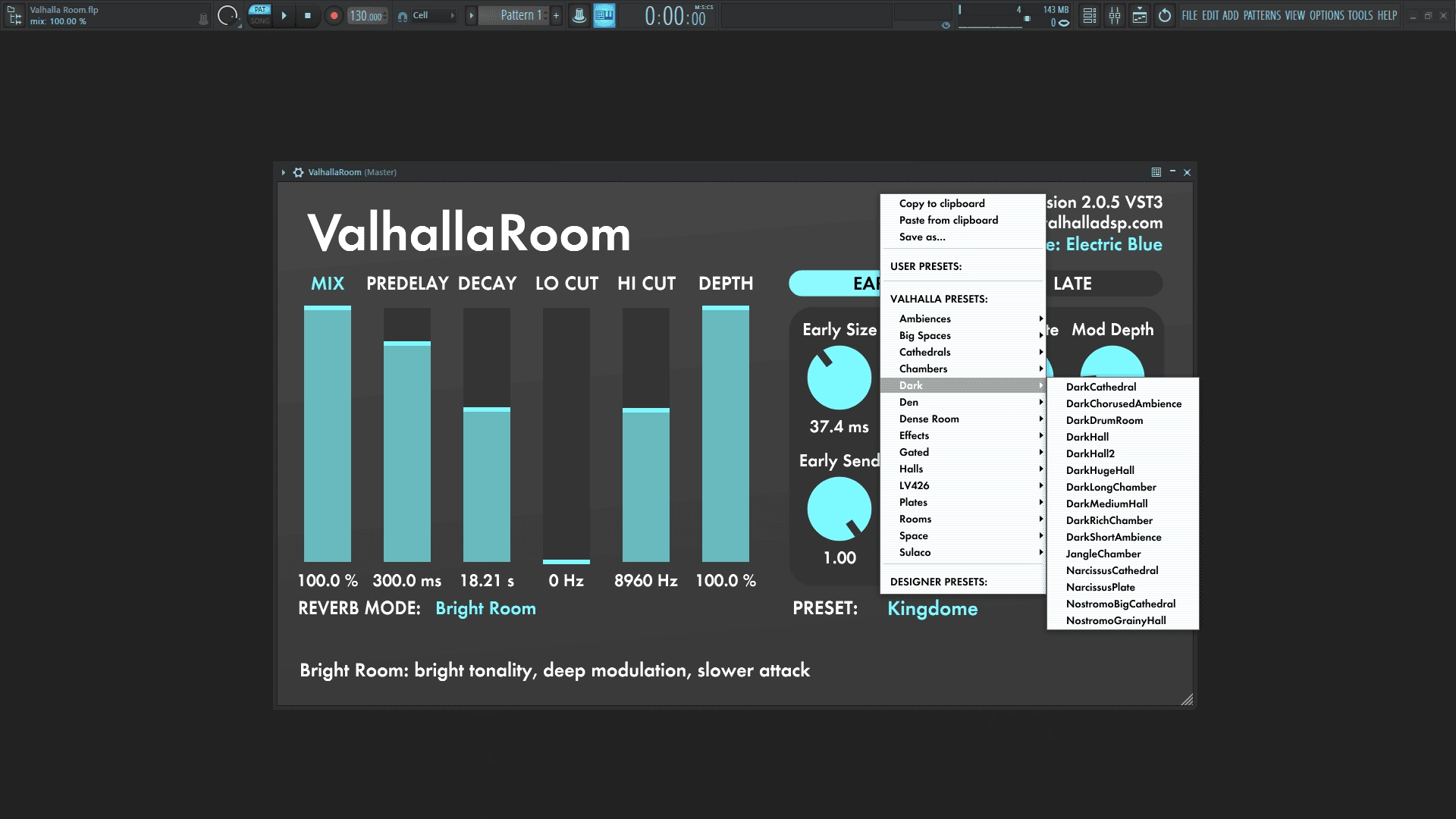Как пользоваться Valhalla DSP - Valhalla Room 2.0.5 VST, VST3, AAX