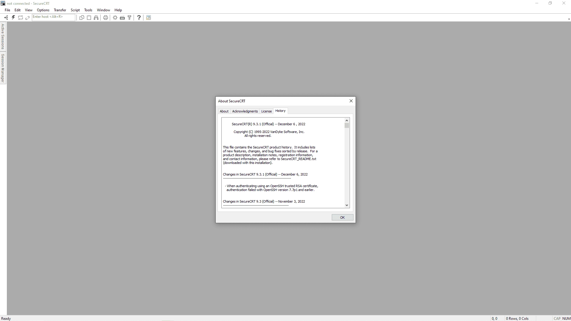 Как пользоваться VanDyke SecureCRT 9.3.1 build 2929