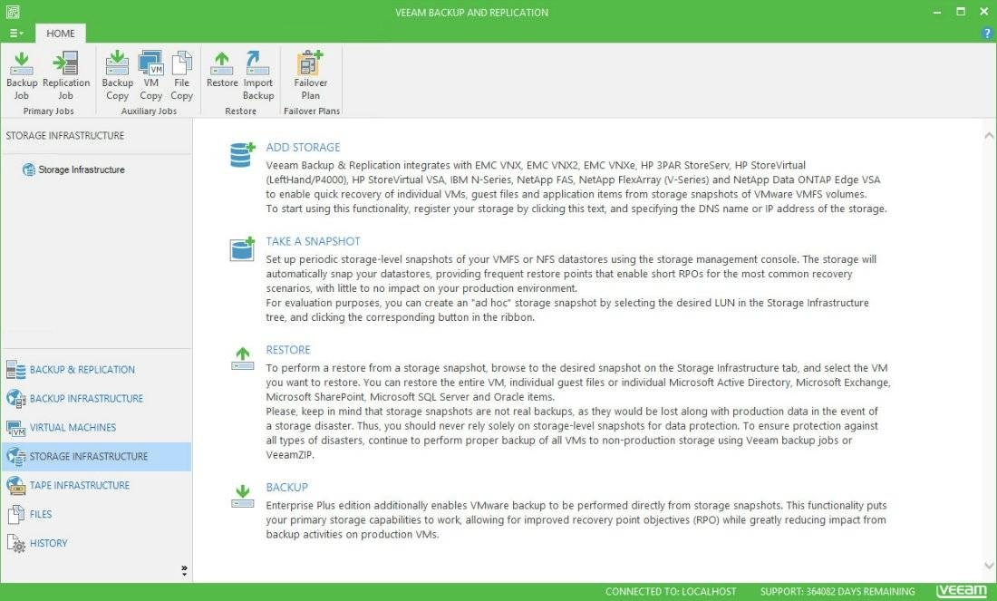 Как пользоваться Veeam Backup & Replication 9.0.0.902