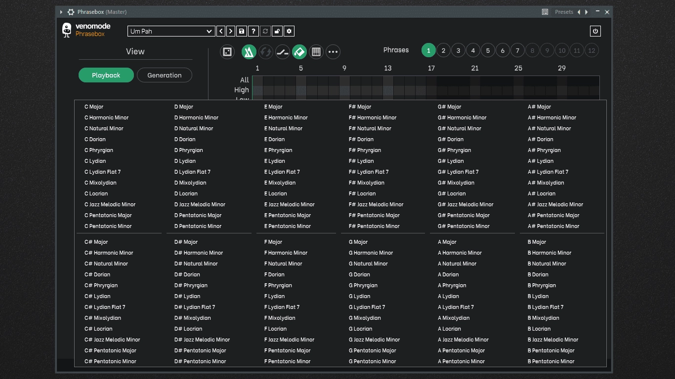 Как пользоваться Venomode - Phrasebox 1.2.4 VSTi, AAX