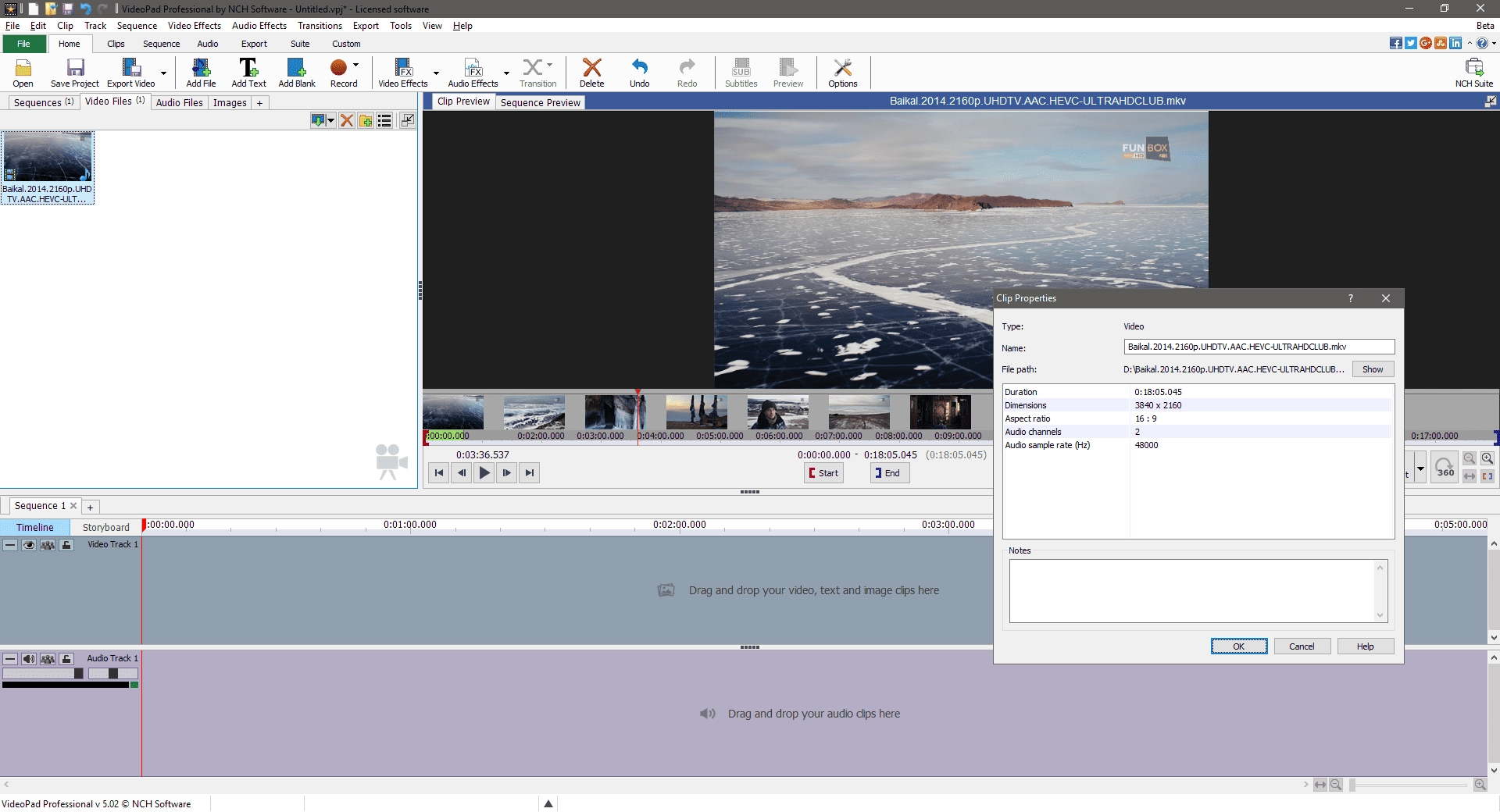 Как пользоваться VideoPad Video Editor Professional 6.01