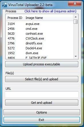 Как пользоваться VirusTotal Windows Uploader 2.2 Beta