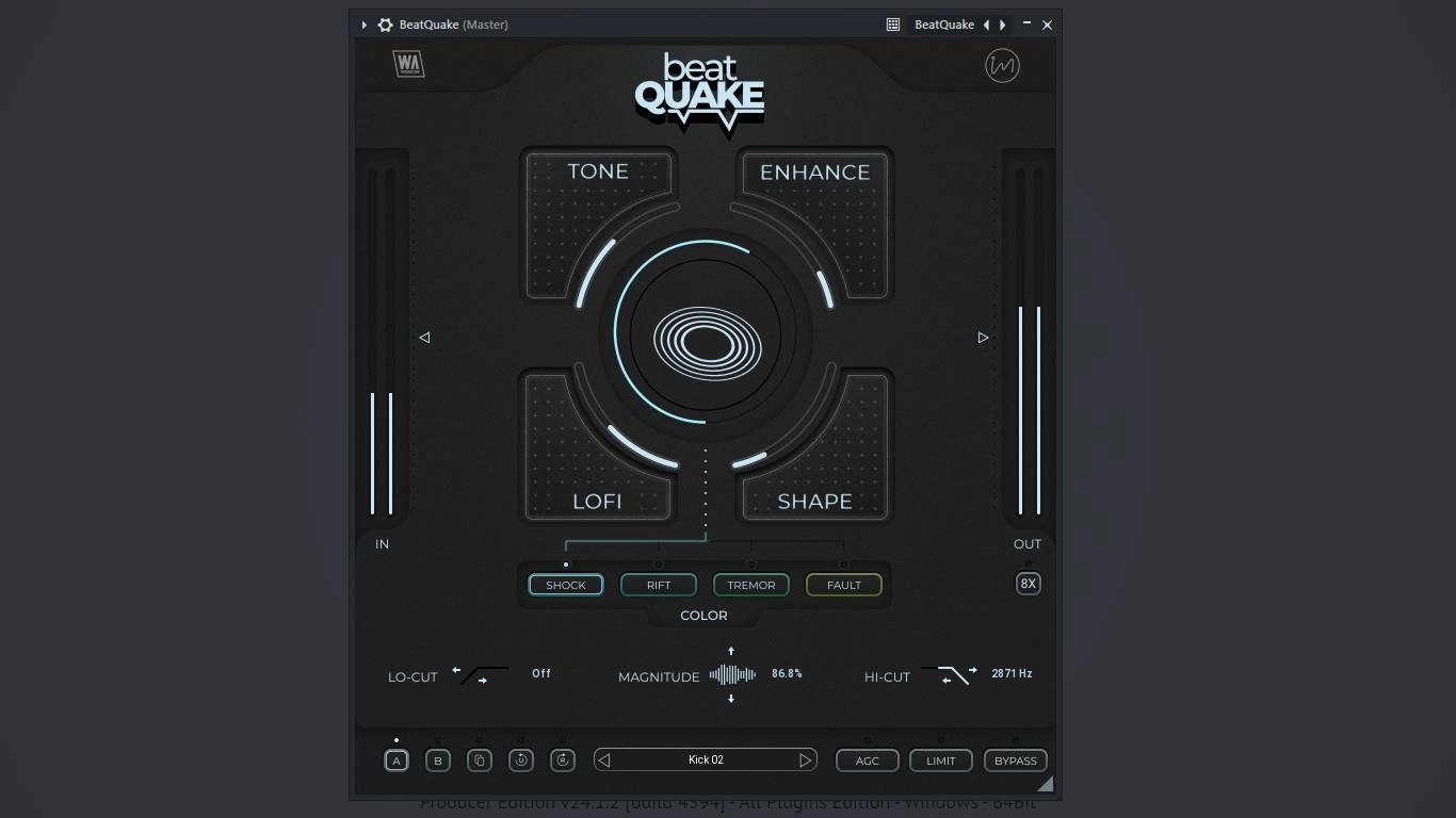 Как пользоваться W.A. Production - BeatQuake 1.0.0 VST, VST3, AAX