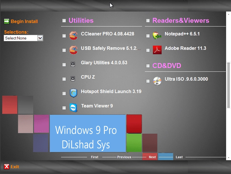 Как пользоваться WINDOWS 9 PROFESSIONAL CREATED BY TEAM OS