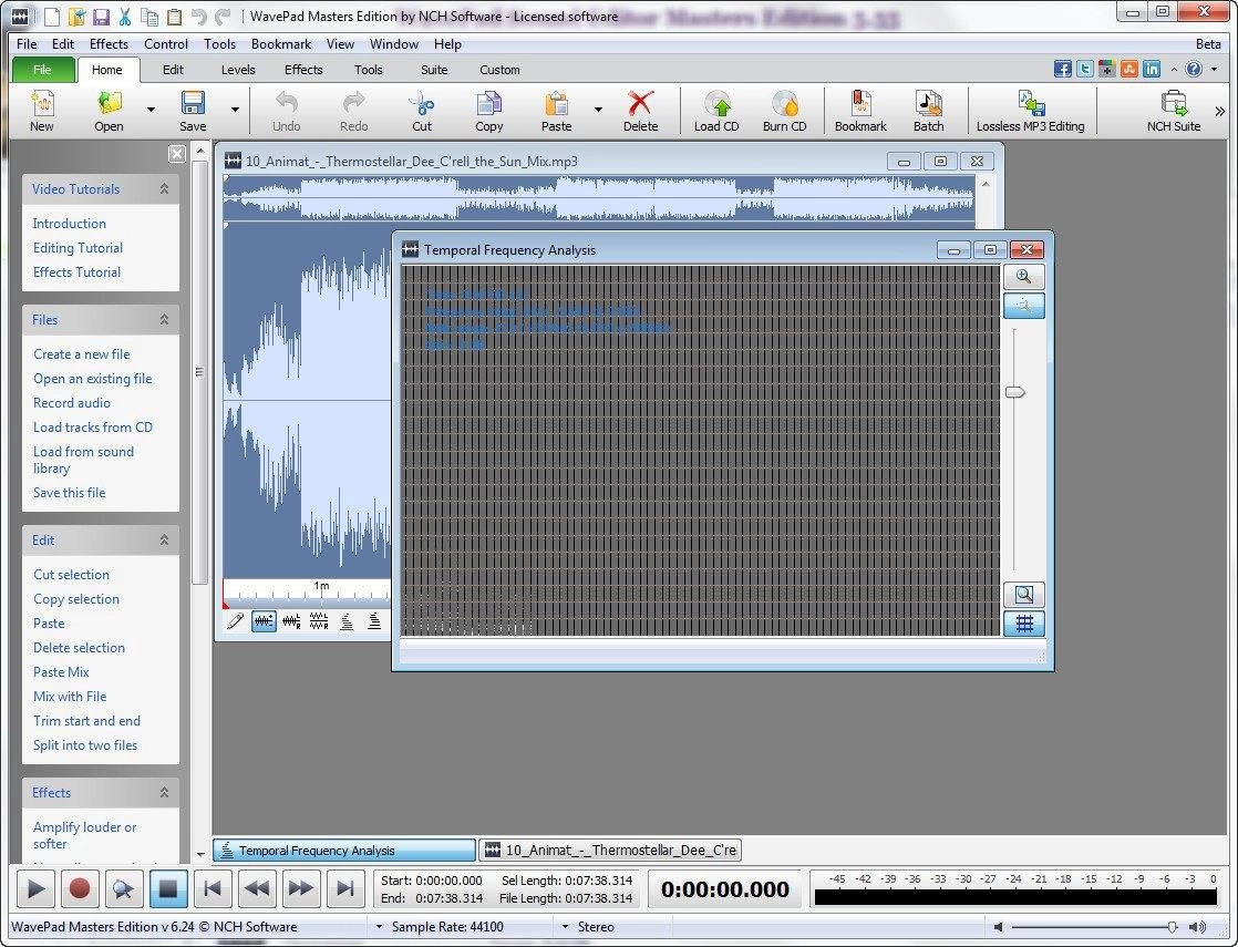 Как пользоваться WavePad Sound Editor Masters Edition 6.24 Portable by FCPortables