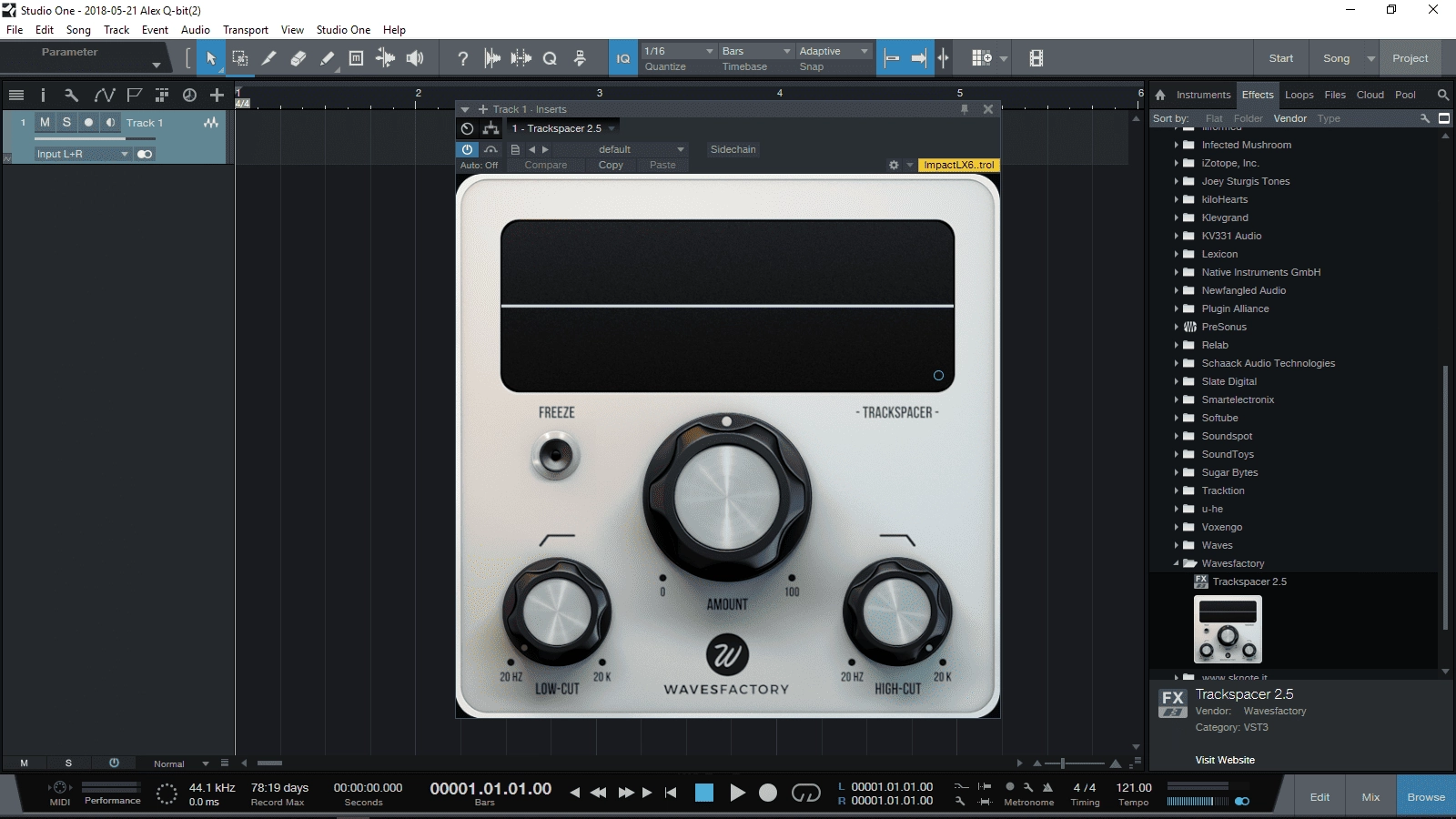 Как пользоваться Wavesfactory TrackSpacer 2.5.1 Repack by VR