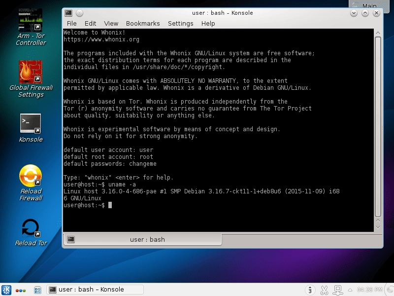 Как пользоваться Whonix 12.0.0.3.2 Образ для VM