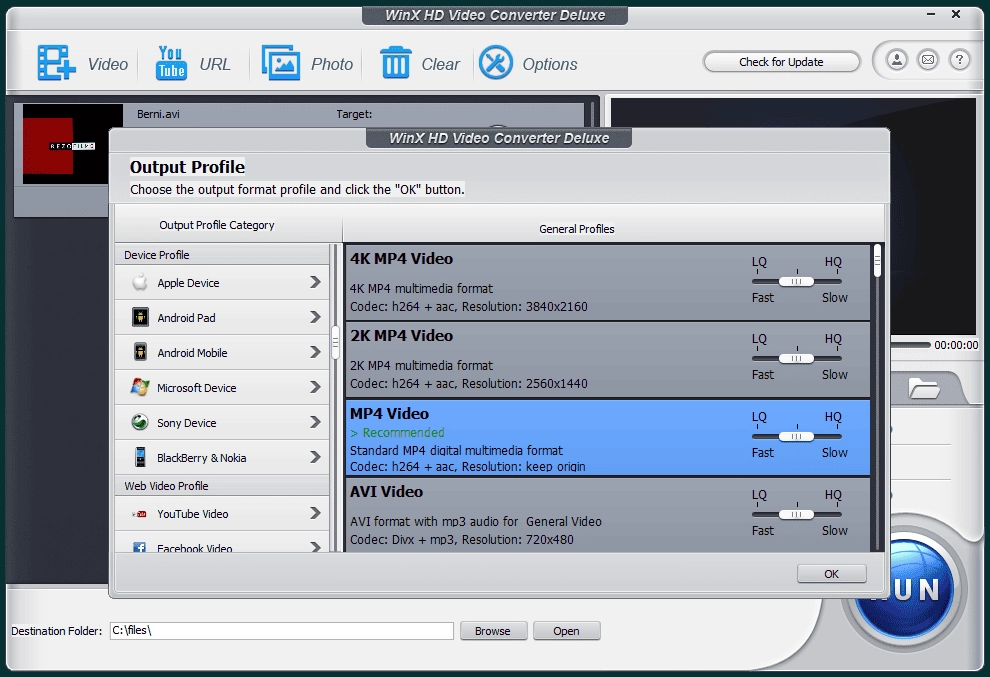 Как пользоваться WinX HD Video Converter Deluxe 5.11.0.0
