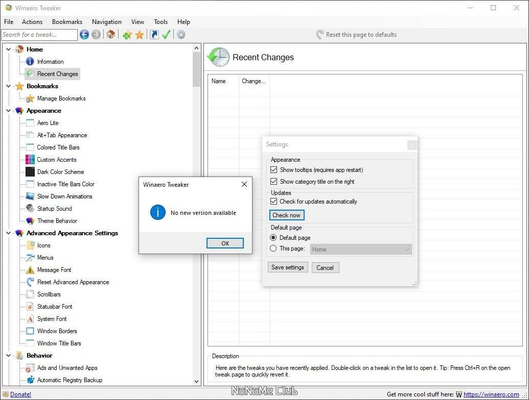 Как пользоваться Winaero Tweaker 1.63.0.0 + Portable