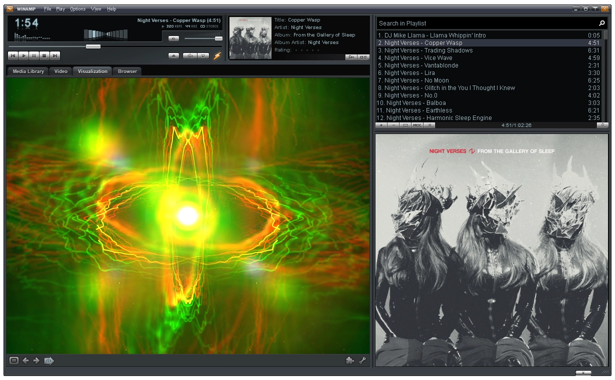 Как пользоваться Winamp 5.8 Build 3660 Beta