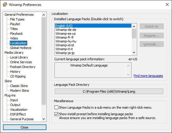 Как пользоваться Winamp 5.9.1 RC4 Build 10027