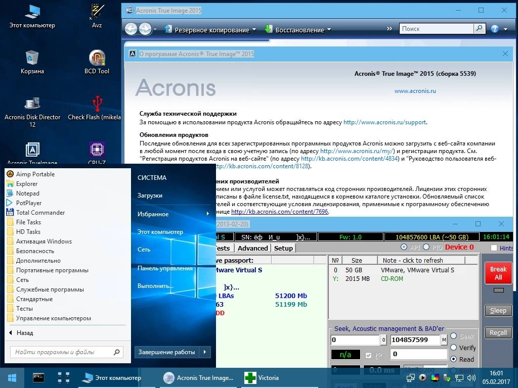 Как пользоваться Windows 10 PE v.4.9.1 by Ratiborus