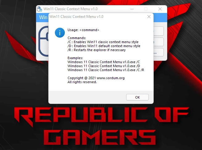 Как пользоваться Windows 11 Classic Context Menu v1.2 Portable