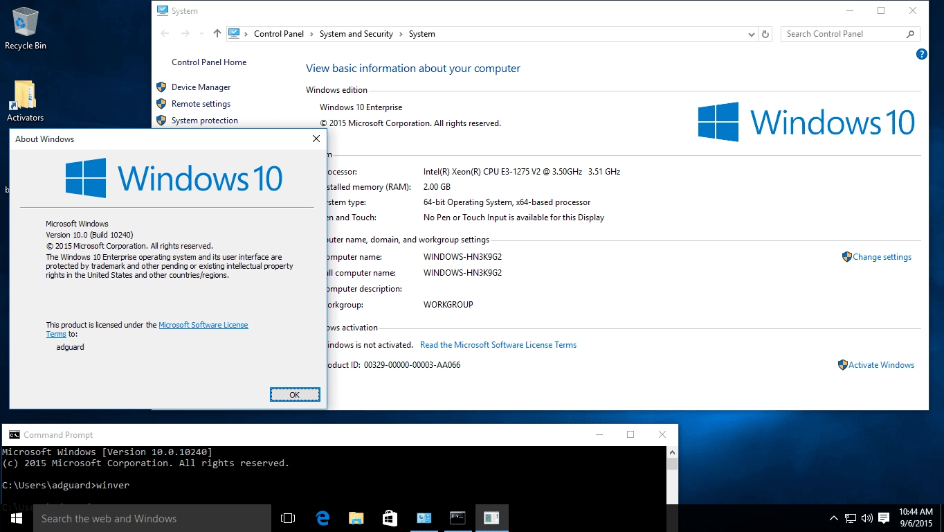 Как пользоваться Windows 7-8.1-10 AIO adguard