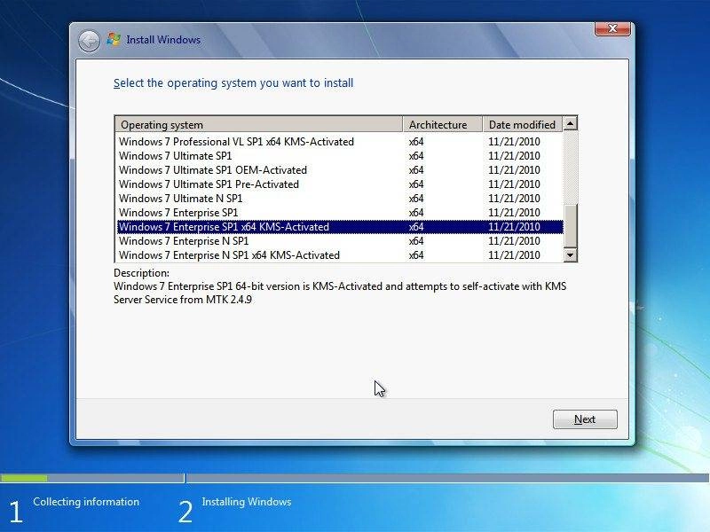 Как пользоваться Windows 7 SP1 AIO 52in2 IE11 August