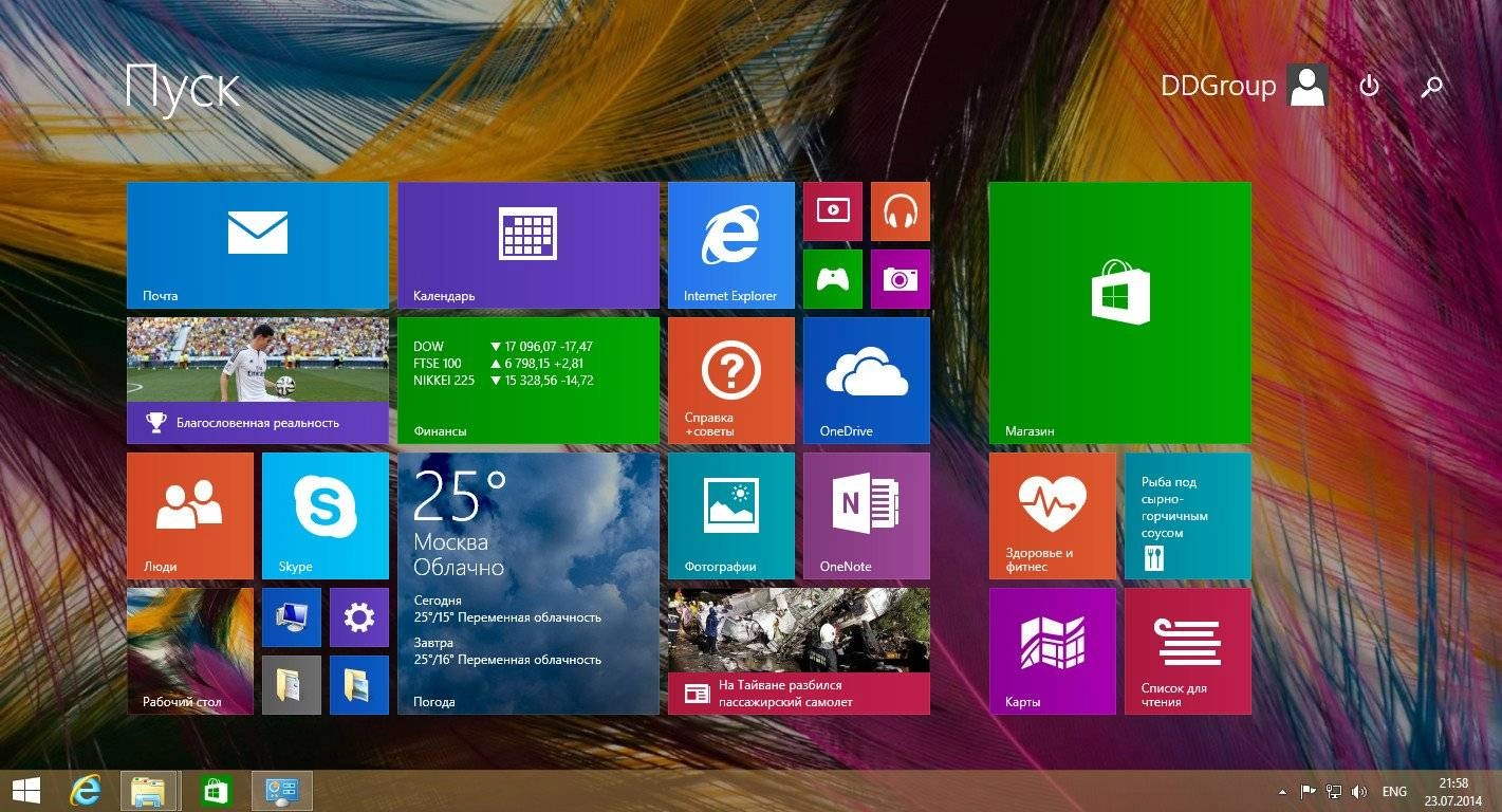 Как пользоваться Windows 8.1 Enterprise + Office Pro Full v.23.07 by DDGroup™ & Leha342