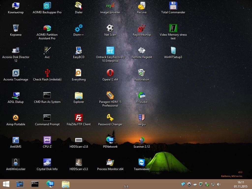 Как пользоваться Windows 8.1 PE v.3.3 by Ratiborus