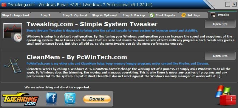 Как пользоваться Windows Repair 2.8.4 + Portable