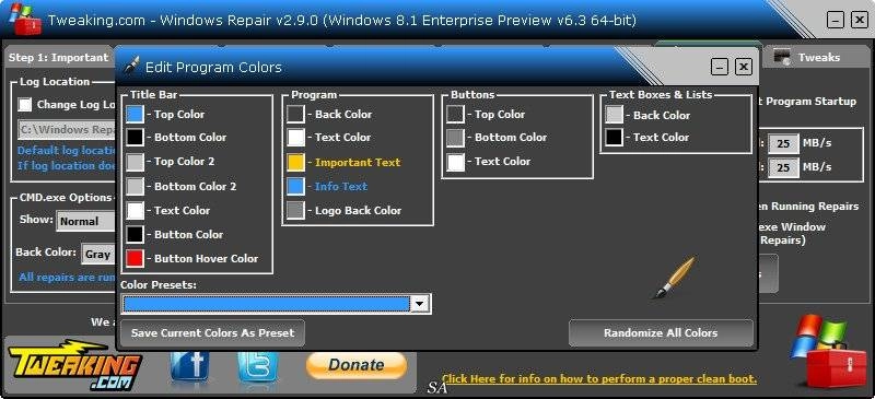 Как пользоваться Windows Repair 2.9.0 + Portable