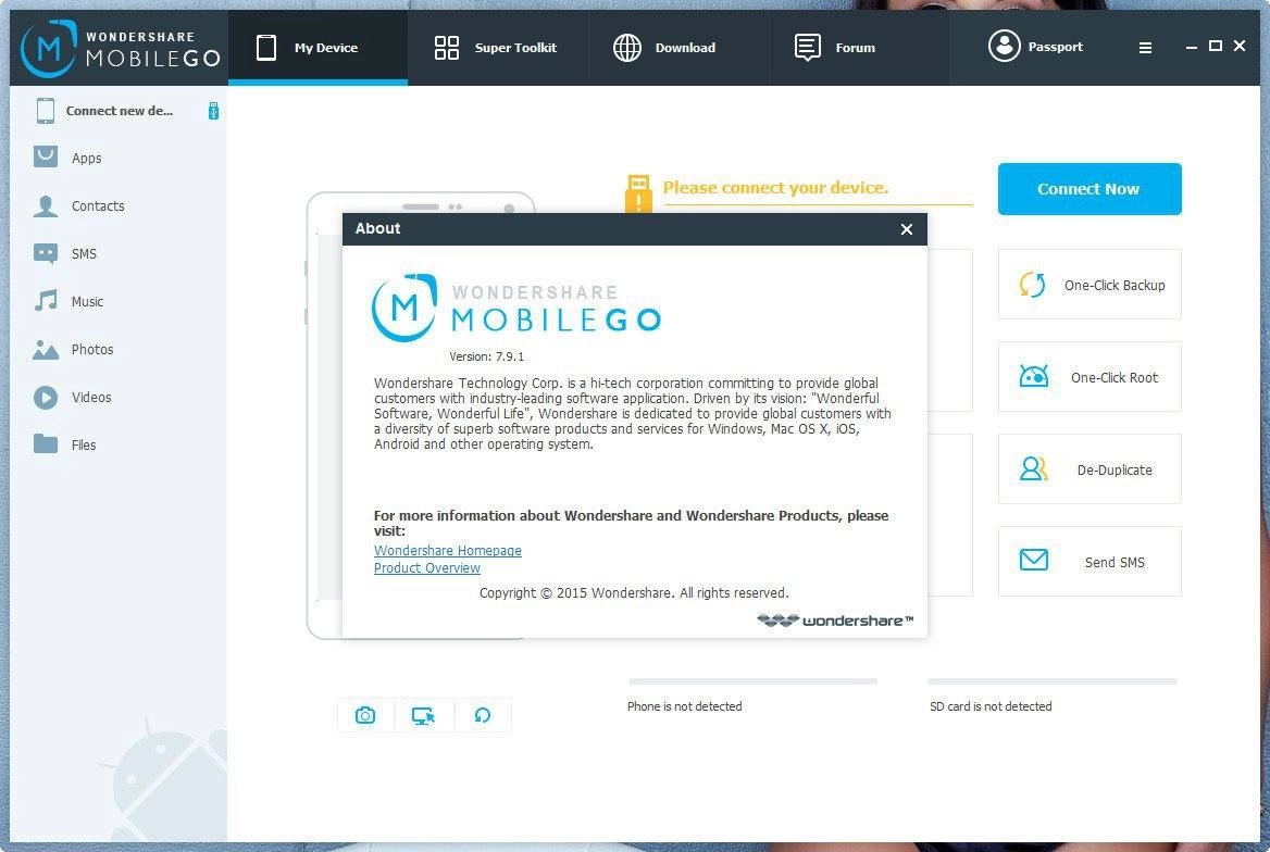 Как пользоваться Wondershare MobileGo 7.9.1.47