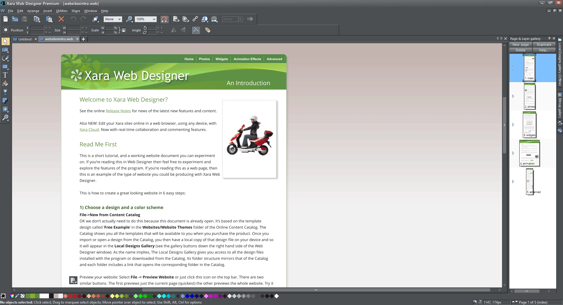 Как пользоваться Xara Web Designer Premium 16.0.0.55162