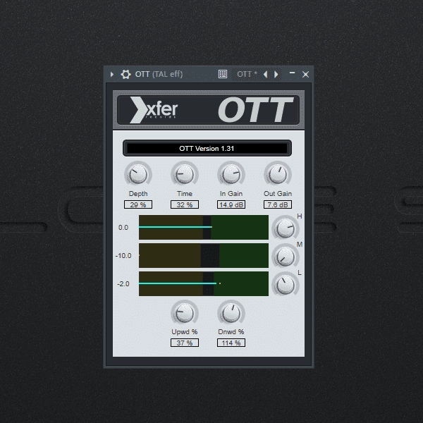 Как пользоваться Xfer Records OTT 1.31 VST, AAX