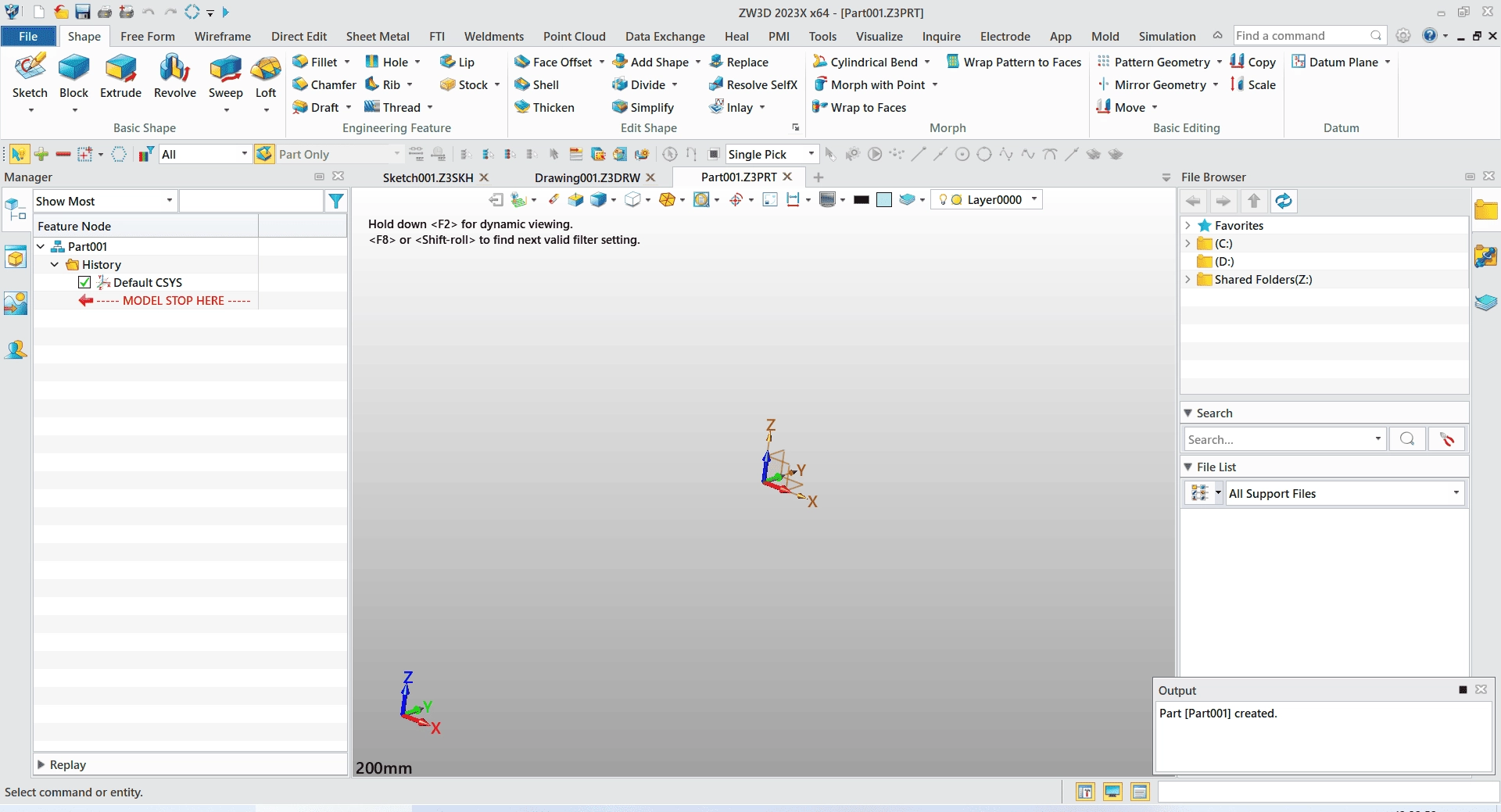 Как пользоваться ZW3D 2023X