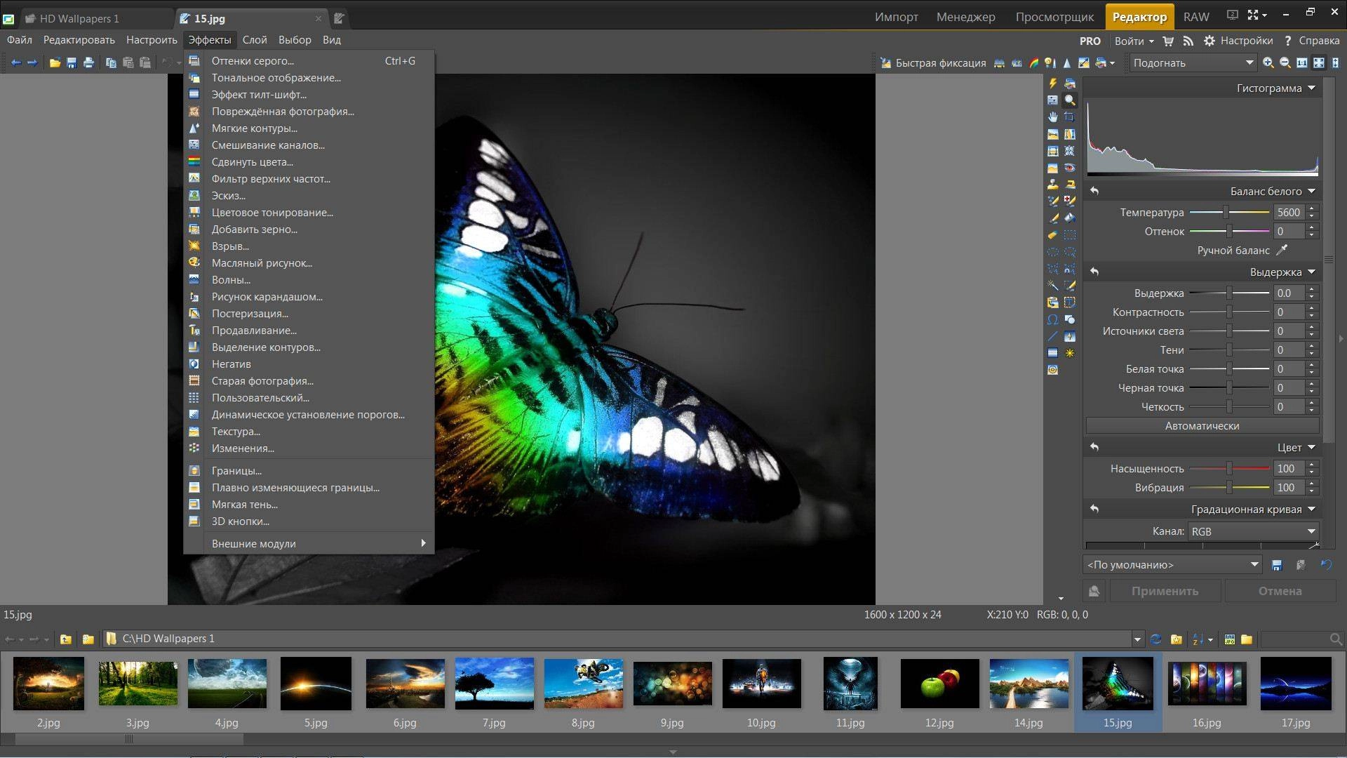 Как пользоваться Zoner Photo Studio Professional 17 Build 12