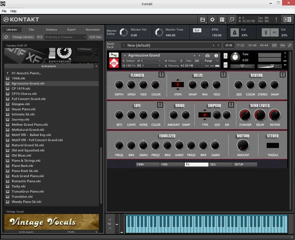 Как пользоваться Звуковые библиотеки - VM - Yamaha Motif XF RePack by Gvardia