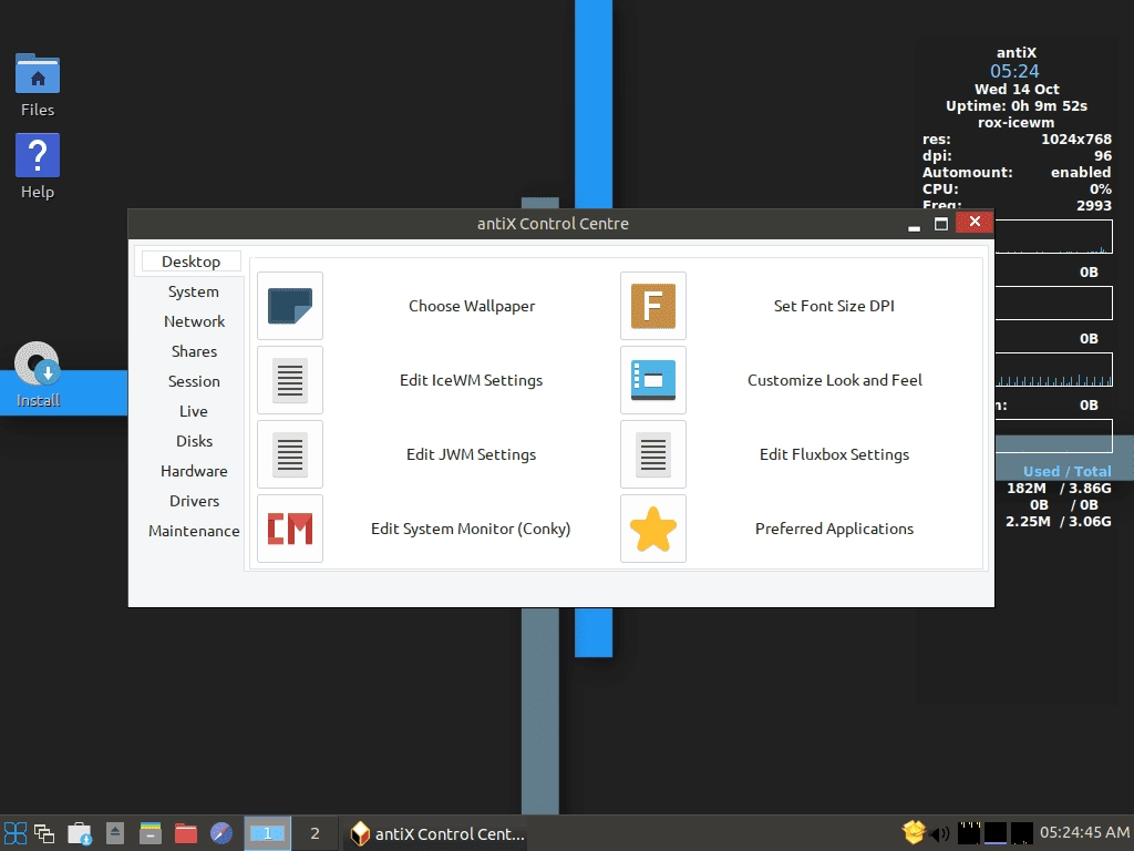 Как пользоваться antiX Linux 19.2 Hannie Schaft 2xDVD