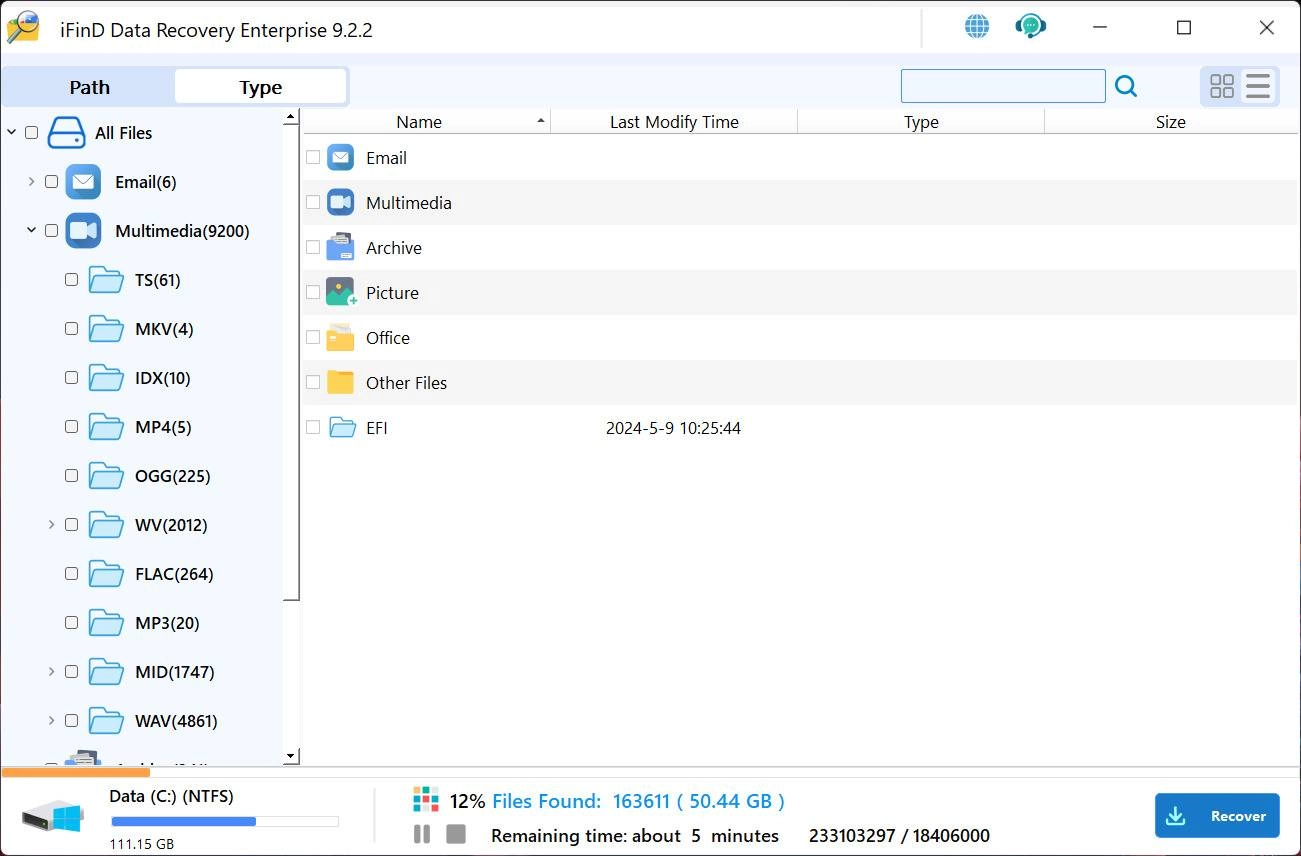 Как пользоваться iFind Data Recovery Enterprise 9.2.2.0