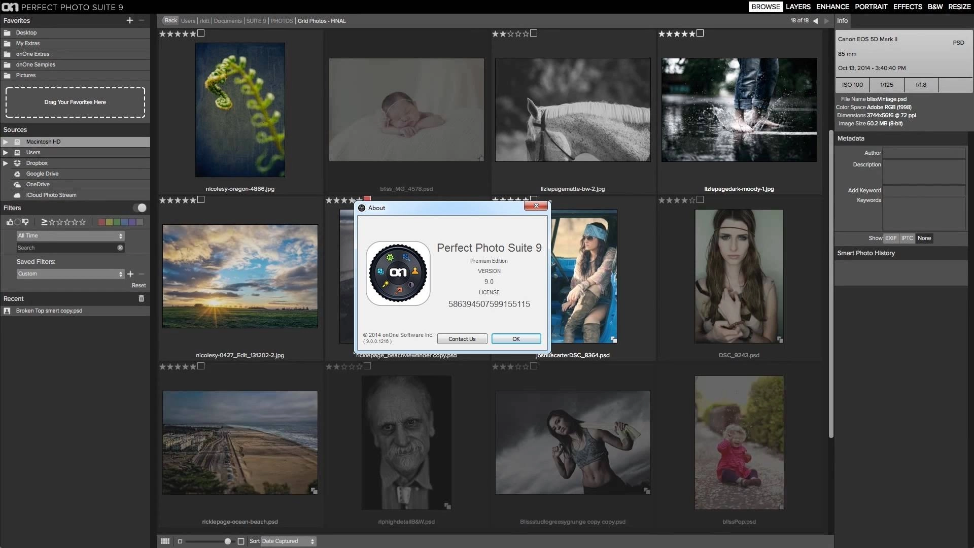 Как пользоваться onOne Perfect Photo Suite 9.0.0.1216 Premium Edition