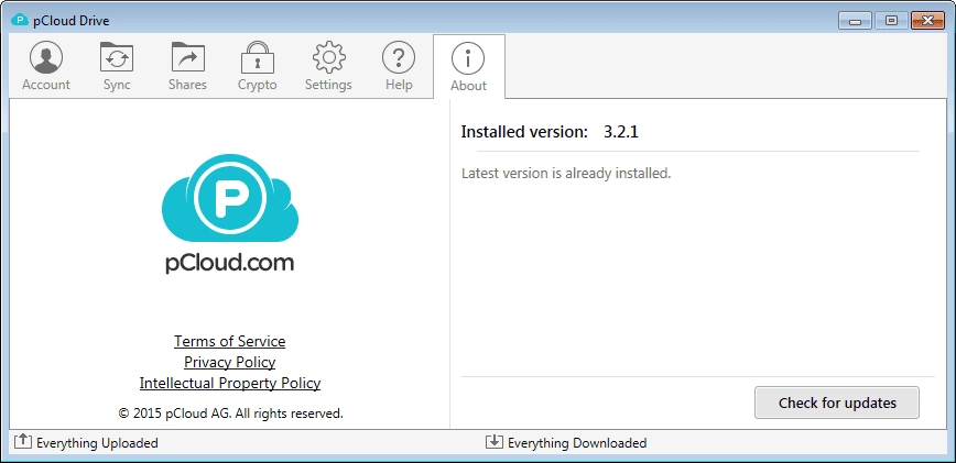 Как пользоваться pCloud Drive 3.2.1