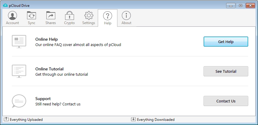 Как пользоваться pCloud Drive 3.2.2