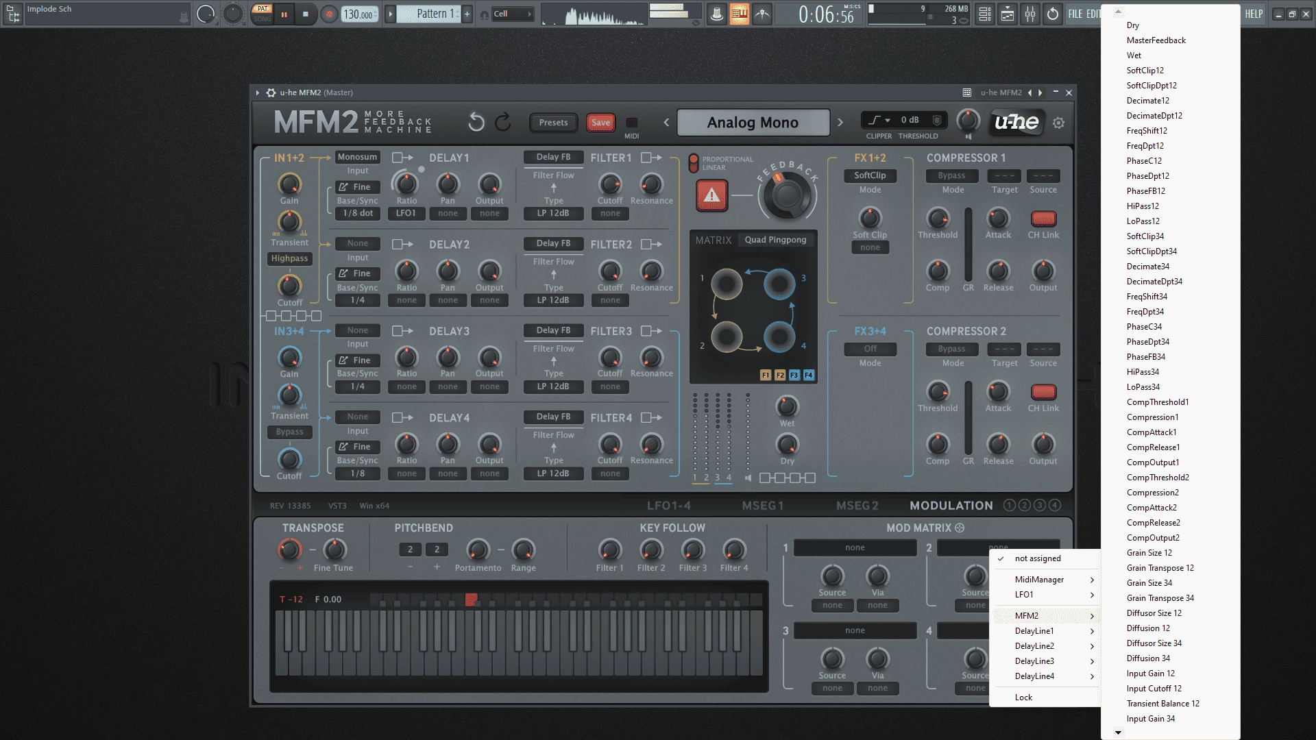Как пользоваться u-he - MFM2 2.5.0 VST, VST 3, AAX