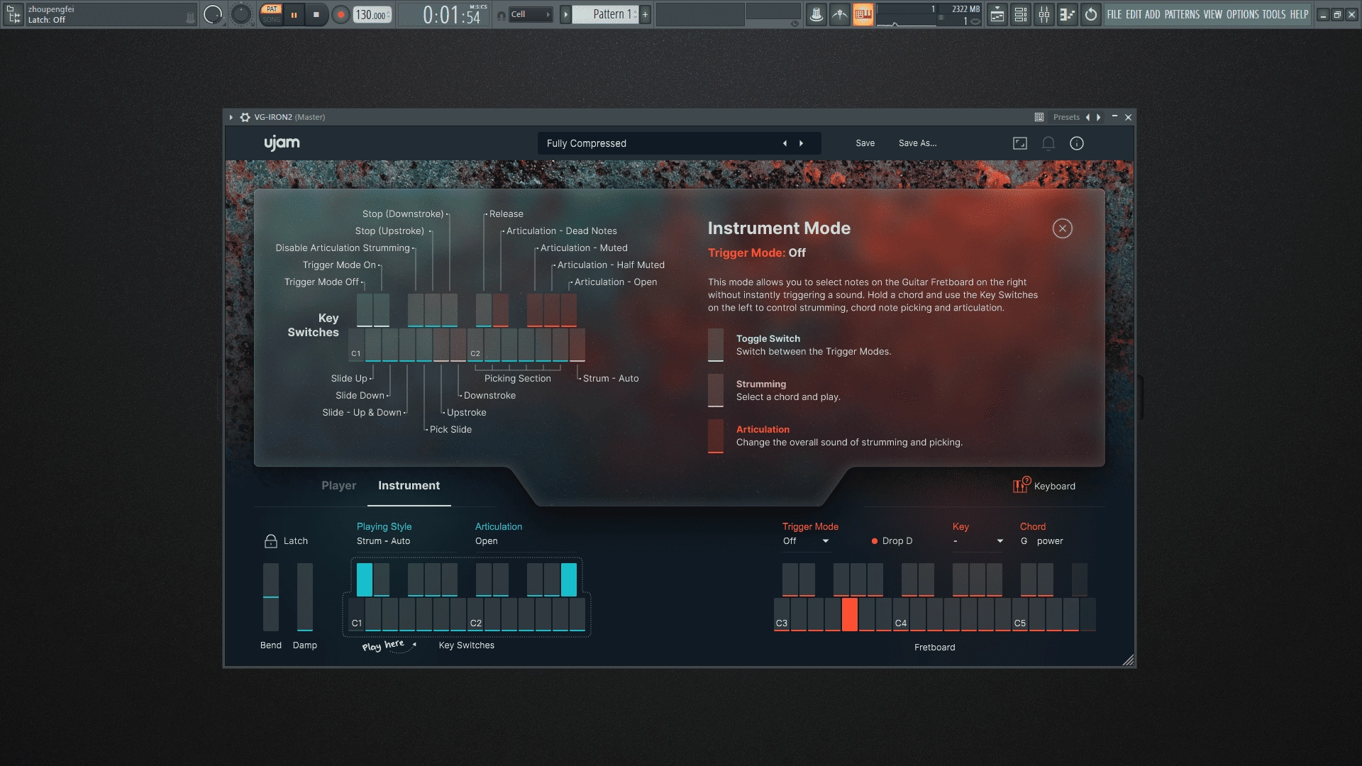 Как пользоваться uJAM - Virtual Guitarist IRON2 1.0.0.525 VSTi, AAX